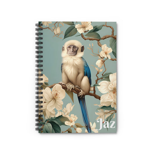 Spiral Notebook - Ruled Line, personalized with initials, student, Mom, Sister, Aunt, College Student, Uni Student